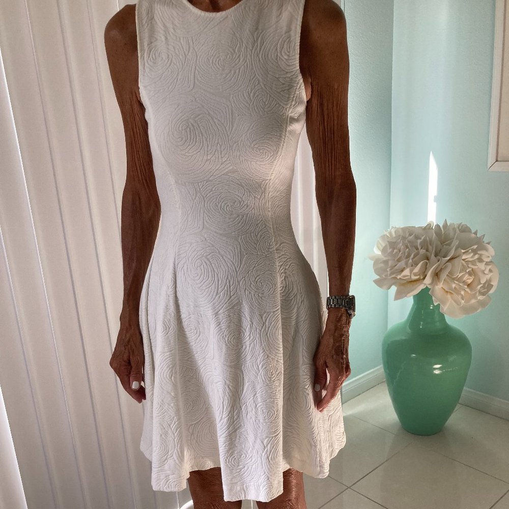 White Beautiful Theory Dress